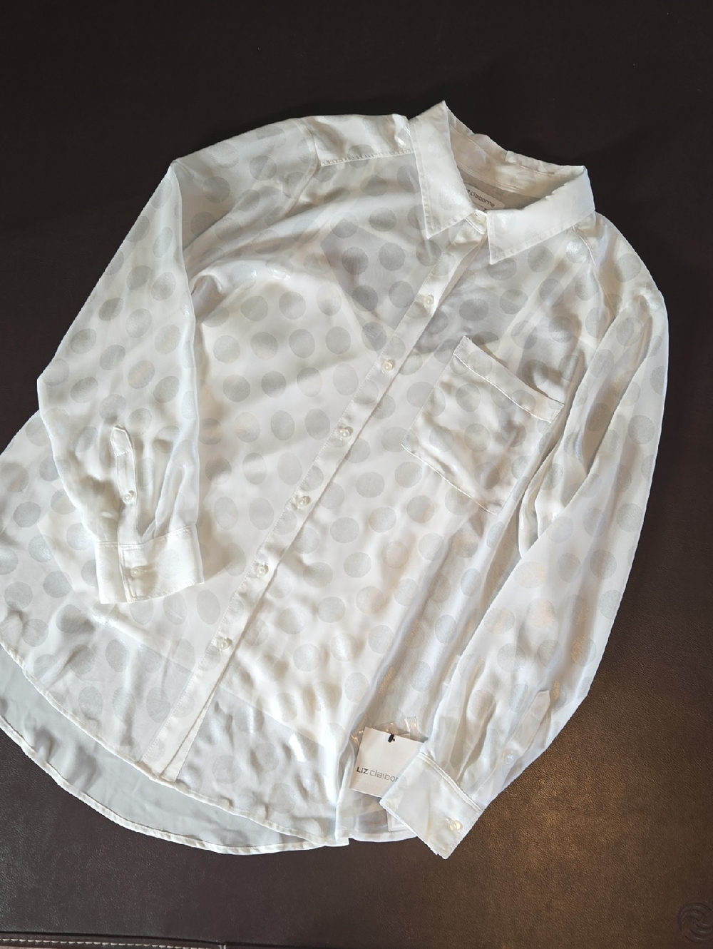 Liz Claiborne sheer blouse